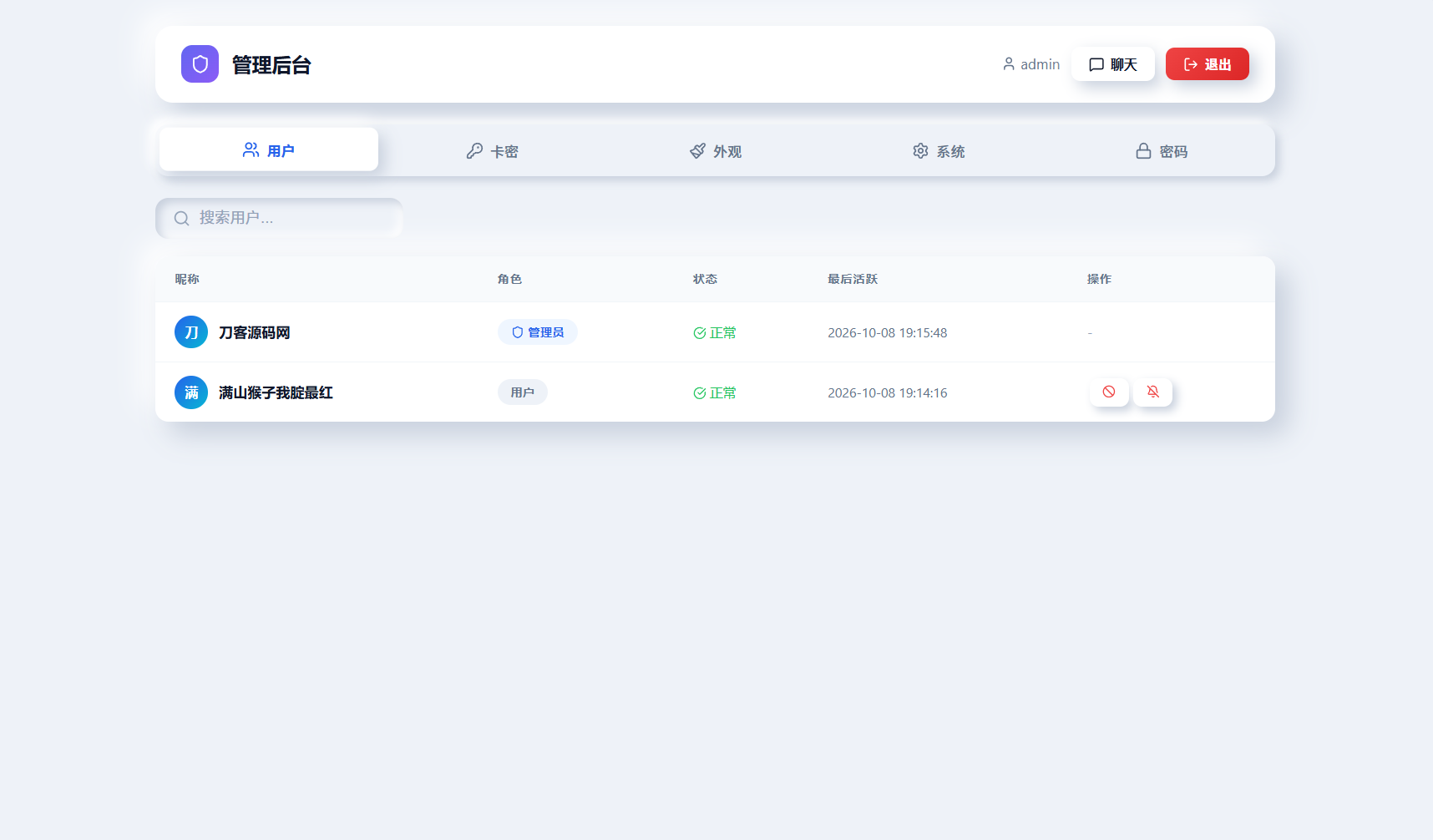 全新PHP轻量客服在线聊天室源码