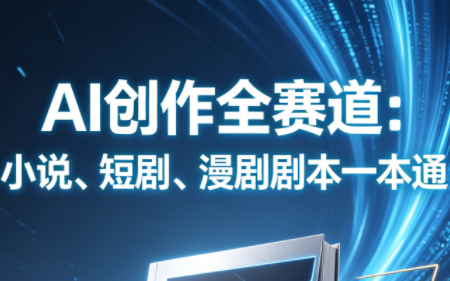 AI创作全赛道:小说、短剧、漫剧剧本一本通(更新)