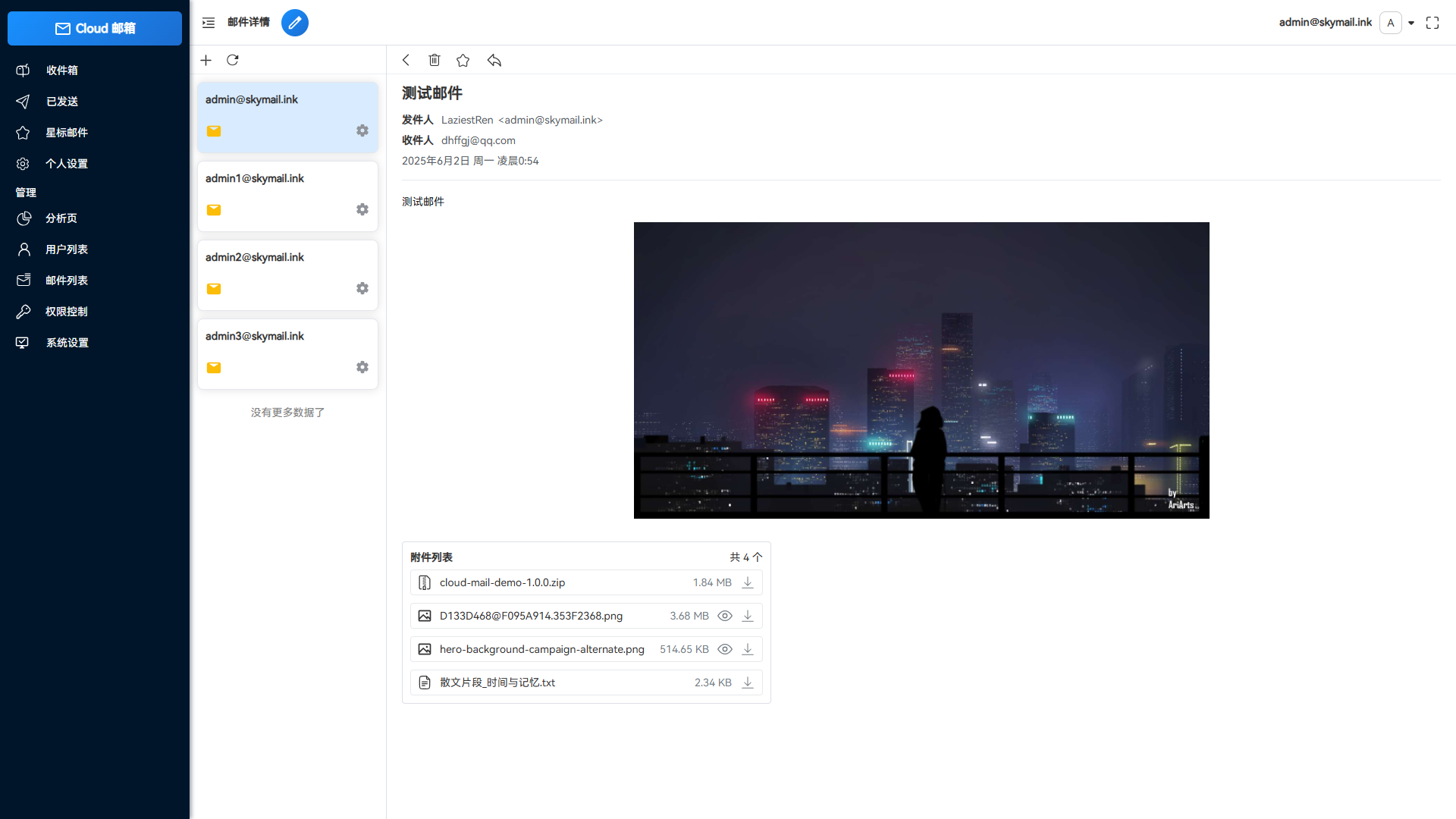 Email邮箱服务系统源码 支持邮件TG转发