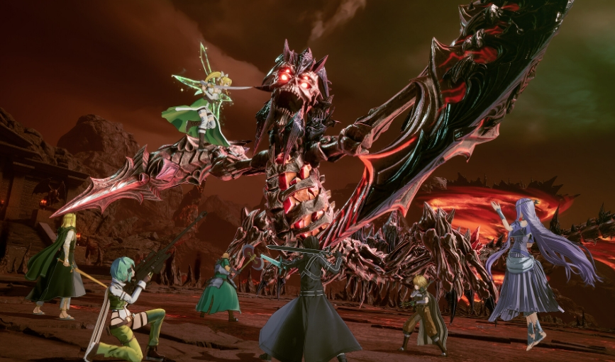 switch游戏《刀剑神域 碎梦边境 SWORD ART ONLINE》港版中文+1.5.2.0补丁+9DLC