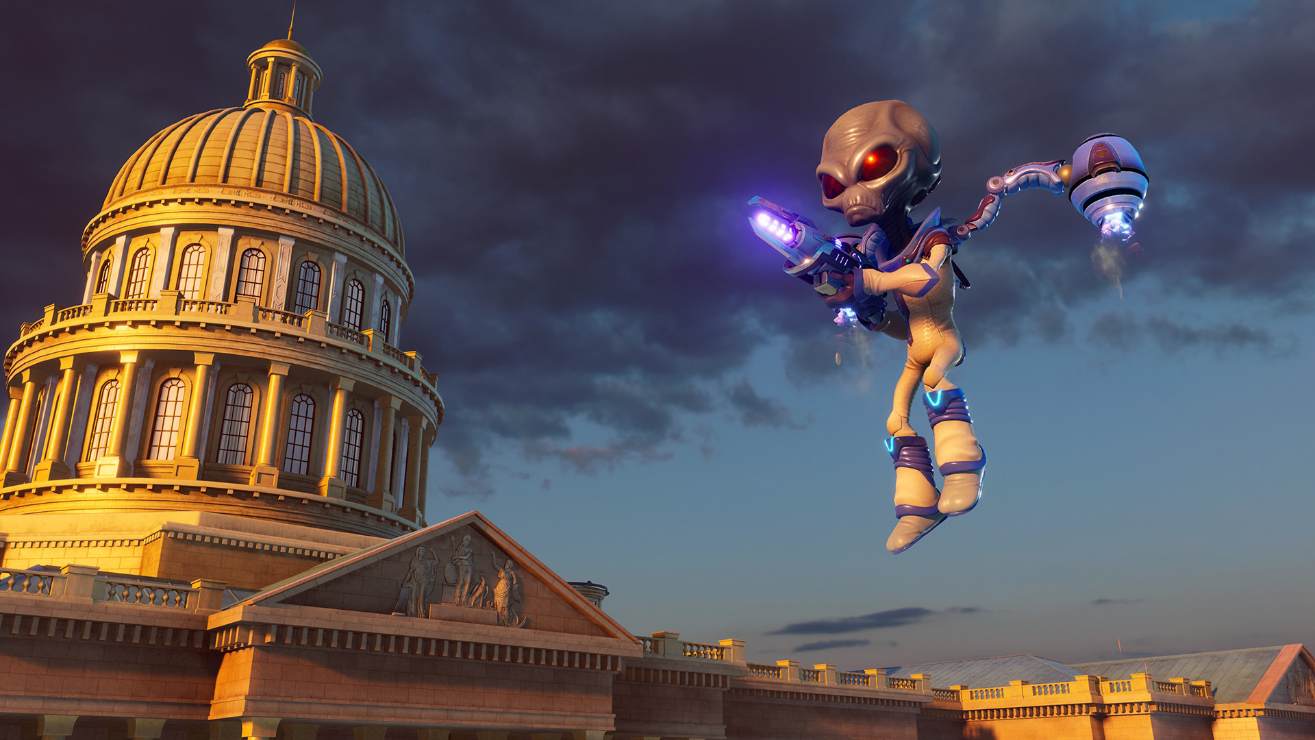 《毁灭全人类 Destroy All Humans!》Switch中文版NSP下载 – 含1.0.1补丁