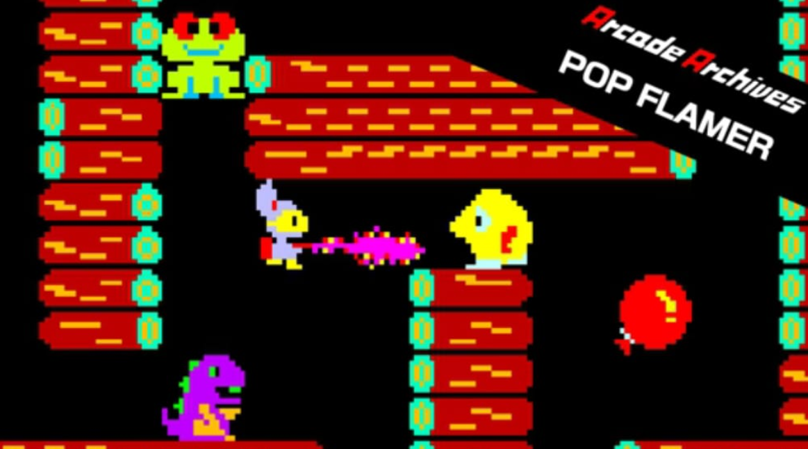 《街机：POP火焰 Arcade Archives POP FLAMER》Switch英文版NSP下载