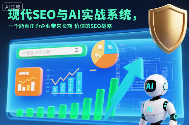 现代SEO与AI实战系统，一个能真正为企业带来长期价值的SEO战略（英语+中文字幕）