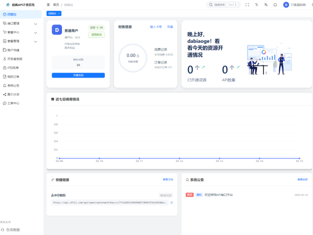 2026全新UI解析计费系统源码 附教程