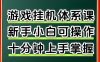 从0上手掌握游戏挂G全流程，新手小白当天上手当天出收益，一对一辅导【揭秘】