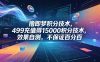 撸即梦积分技术，499充值得15000积分技术，效果自测，不保证百分百