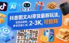 抖音图文AI带货最新玩法，全自动发布，单号月收2-3K，可矩阵