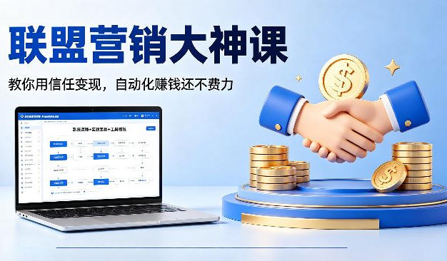 联盟营销大神课,教你用信任变现,自动化賺钱还不费力【原创双语字幕】