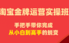 飓风电商·淘宝金牌运营实操班