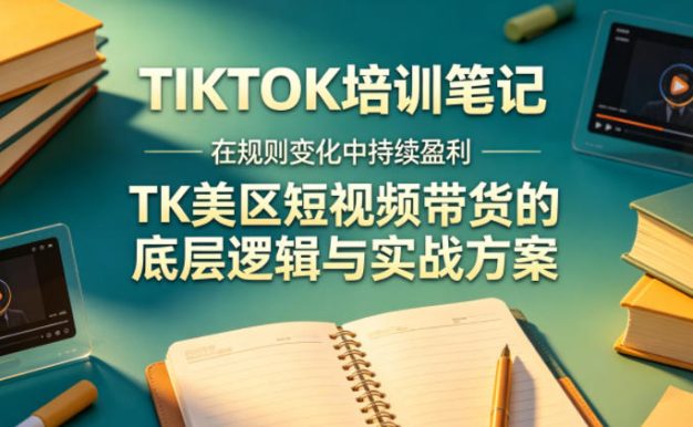 视界跨境TIKTOK4月17培训笔记,在规则变化中持续盈利,TK美区短视频带货的底层逻辑与实战方案【文档】