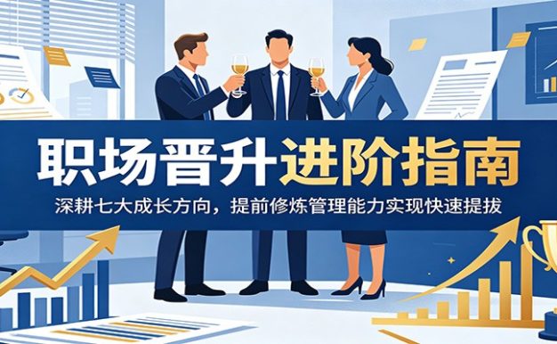 职场晋升进阶指南:深耕七大成长方向,提前修炼管理能力实现快速提拔