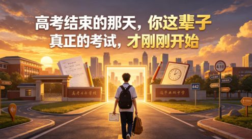 付费文章:高考结束的那天,你这辈子真正的考试,才刚刚开始