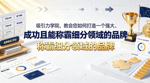 吸引力学院,教会您如何打造一个强大、成功且能称霸细分领域的品牌!【原创双语字幕】