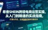 希音SHEIN跨境电商运营实操，从入门到精通的实战指南，打通从开店、出单到稳定盈利完整闭环