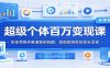 超级个体百万变现课：实体草根多赛道案例拆解，短视频矩阵投放全流程
