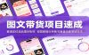图文带货项目速成：赛道定位选品素材制作，投放数据分析账号复盘全套落地玩法