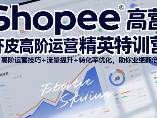 Shopee虾皮高阶运营精英特训营,高阶运营技巧+流量提升+转化率优化,助你业绩翻倍(更新26年7月)