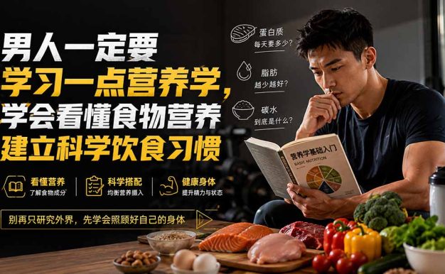 付费文章：男人一定要学习一点营养学，学会看懂食物营养建立科学饮食习惯