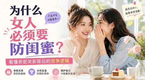 付费文章：为什么女人必须要防闺蜜？看懂亲密关系背后的竞争逻辑
