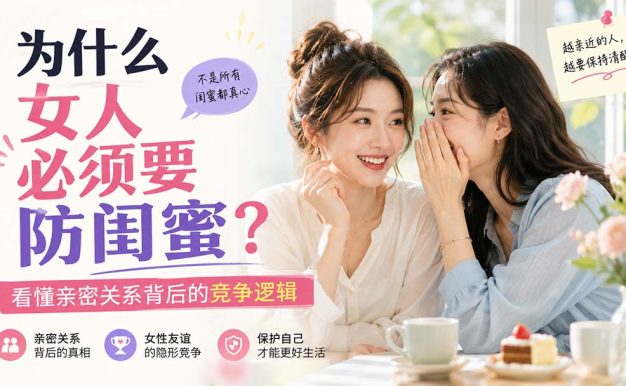 付费文章：为什么女人必须要防闺蜜？看懂亲密关系背后的竞争逻辑