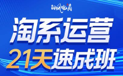 白凤电商·淘系运营21天速成班(更新10月)