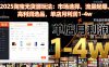 2025淘宝无货源玩法：市场选择、流量起爆、高利润选品，单店月利润1-4w