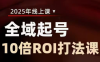 陈十亿·2025全域起号10倍ROI打法课