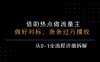 借力热点，乘顺风车玩流量主，条条过万播放， 每月收益5k+，从0-1全流程详细拆解
