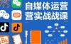 自媒体运营实战课，掌握一套系统的自媒体运营底层方法论，成为优秀的内容创作者