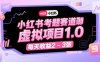 小红书考题赛道虚拟项目1.0，项目操作简单，每天收益2-3张