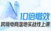 跨境电商10倍增效，跨境电商AI落地实战线上课
