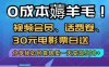 0成本薅羊毛!视频会员、话费卷、30元电影票白送，分享我如何靠转卖一天变现5张+【揭秘】