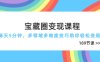 宝藏圈变现课程，每天5分钟，多领域多维度技巧助你轻松变现(189节