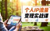 个人IP流量变现实战课，涵盖多平台引流、打造个人IP并实现稳定流量变现
