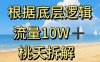 据底层逻辑，流量10W+，以安全知识科普为例
