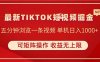TIKTOK短视频暴力掘金 单机收益500+收益无上限 可矩阵操作 实现睡后收入