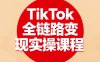 TikTok全链路变现实操课程，全方位助力学员掌握TK变现技能