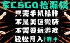 CSGO自动捡漏项目，最新独家玩法，不是美区搬砖，不需要了解和玩游戏，新手小白轻松月入1W+【揭秘】