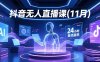 抖音无人直播课(11月