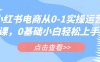 小红书电商从0-1实操运营课，0基础小白轻松上手