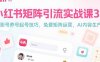 小红书矩阵引流实战课3.0：账号养号起号技巧，免裴矩阵运营，AI内容生产