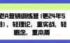 老A营销训练营(更25年3月)，轻理论，重实战，轻概念，重本质
