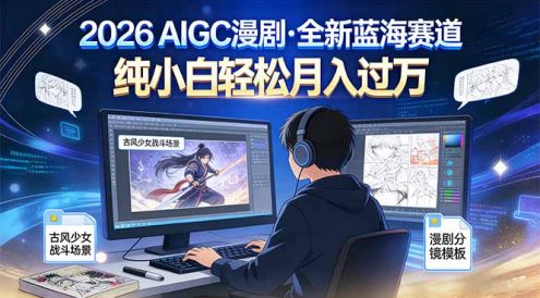 2026年全新蓝海赛道，纯小白轻松月入过万