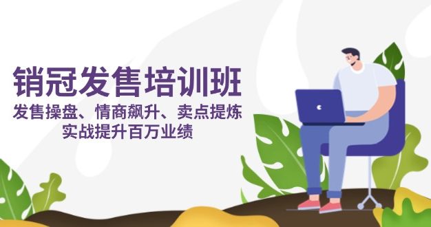 销冠 发售培训班：发售 操盘+情商 飙升+卖点 提炼，实战提升百万业绩