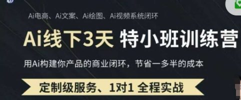 AI实操培训第20-21期线下，0基础保姆级教程，3月最新整理，企业获客、降本增效、打造超级个体
