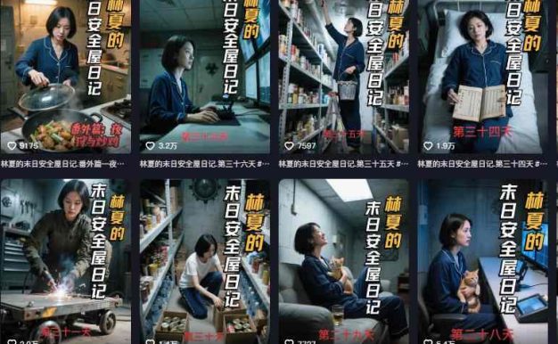 十个作品涨粉近20W!用AI制作末日安全日记连载,日入4位数,评论区爆肝求更新(附详细步骤)