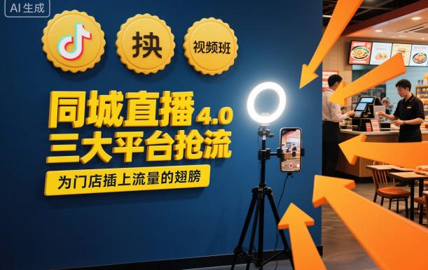 同城直播实操班4.0,三大平台抢流,为门店插上流量的翅膀