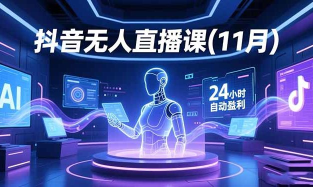 抖音无人直播课(11月