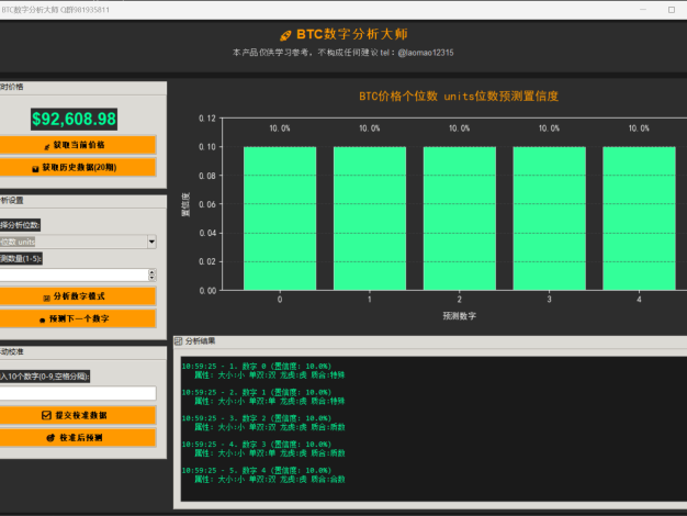 『高端精品』外面收费2888的比特分分彩预测助手,号称胜率百分之90以上『预测助手+使用教程』